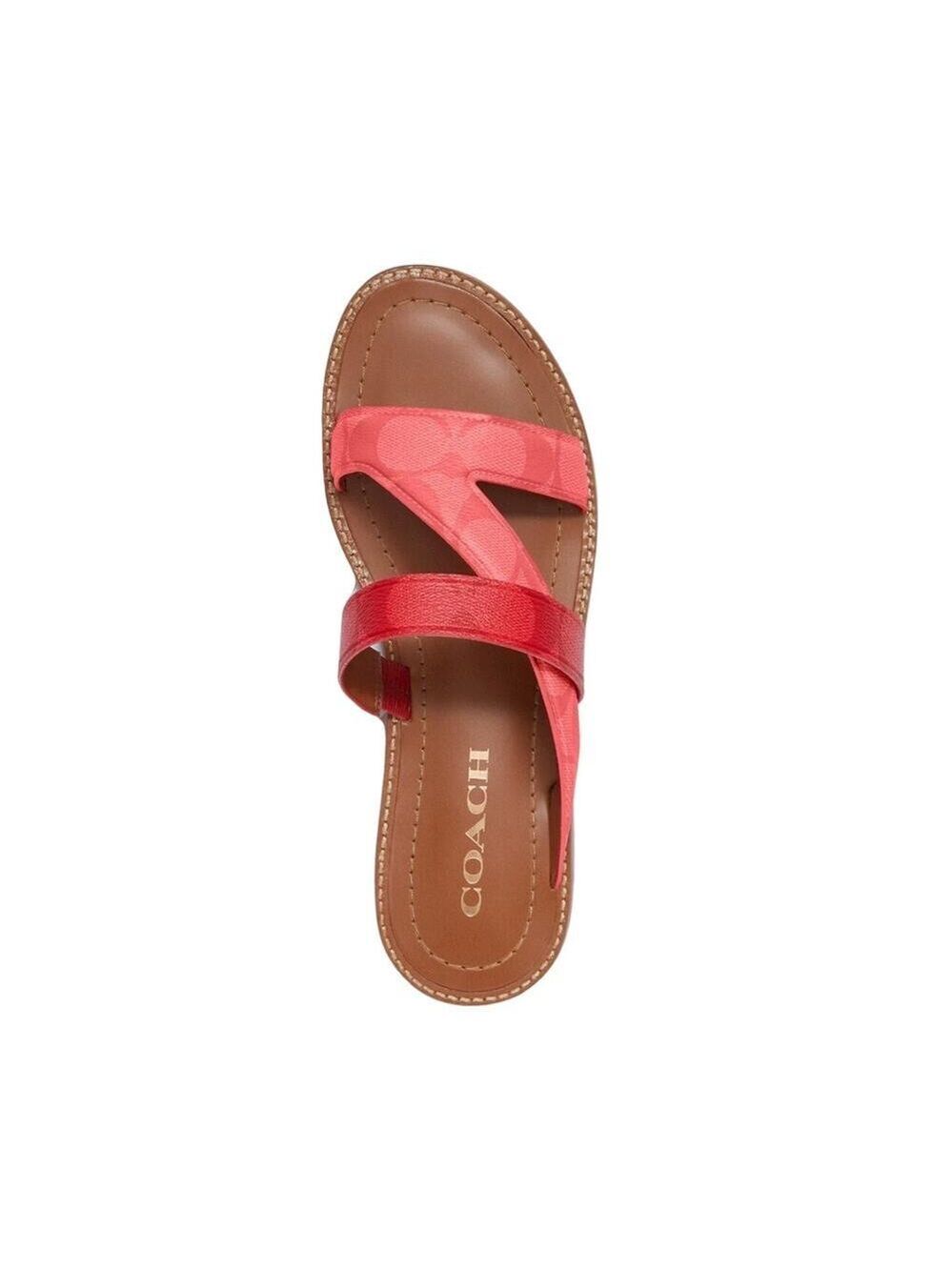 COACH SLIP ON SANDALS PINK HARLAN SIZES 9, 10, & 11 - Picture 3 of 6